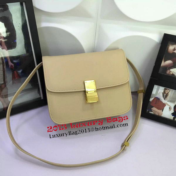 Celine Classic Box Flap Bag Calfskin Leather C88008 Apricot