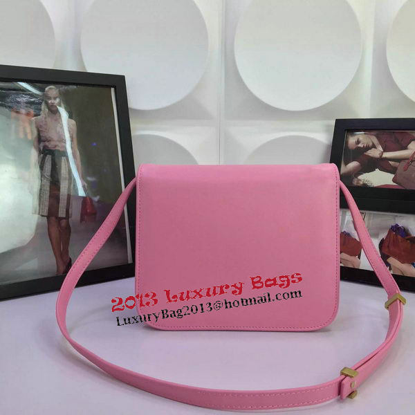 Celine Classic Box Flap Bag Calfskin Leather C88008 Pink