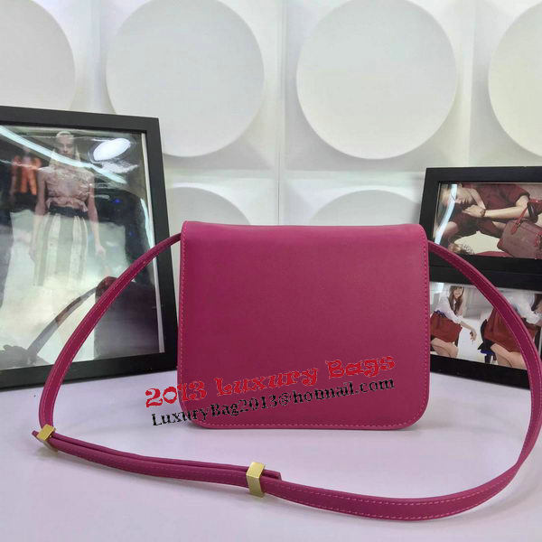 Celine Classic Box Flap Bag Calfskin Leather C88008 Rosy