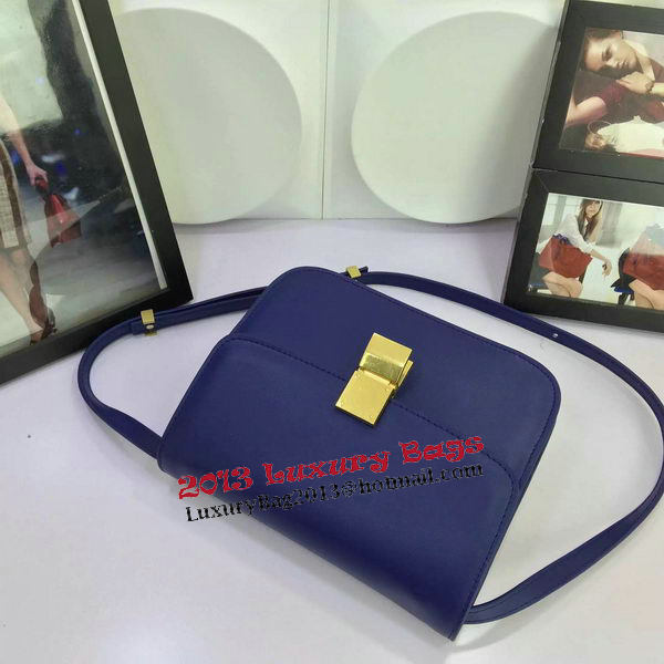 Celine Classic Box Flap Bag Calfskin Leather C88008 Royal