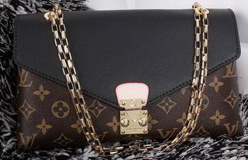 Louis Vuitton Monogram Canvas Pallas Chain Aurore Bag M41200 Black