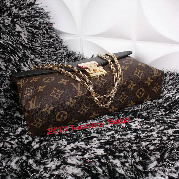 Louis Vuitton Monogram Canvas Pallas Chain Aurore Bag M41200 Black