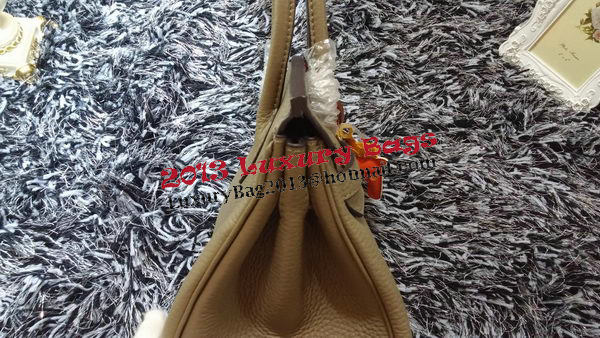 Hermes Birkin 30CM Tote Bags Litchi Leather H30LI Khaki