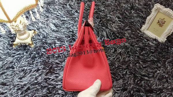 Hermes Birkin 30CM Tote Bags Litchi Leather H30LI Pink