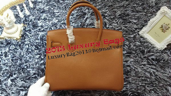 Hermes Birkin 30CM Tote Bags Litchi Leather H30LI Wheat