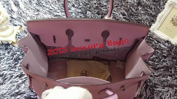 Hermes Birkin 35CM Tote Bag Litchi Leather HB35GL Lavender