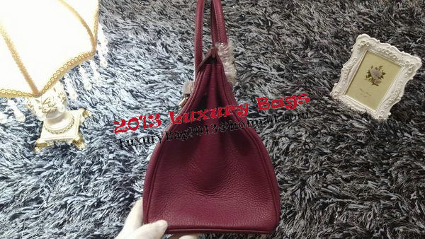 Hermes Birkin 35CM Tote Bag Litchi Leather HB35GL Purple