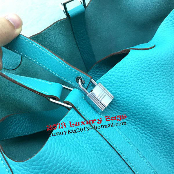 Hermes Picotin Lock 22cm Bags Litchi Leather HPL1048 Green