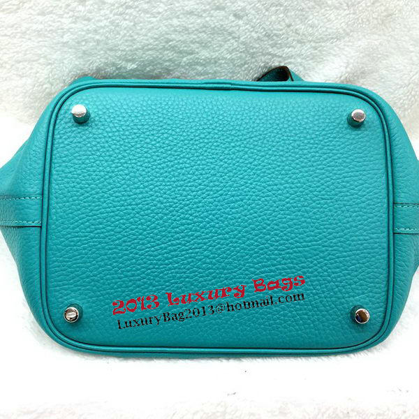 Hermes Picotin Lock 22cm Bags Litchi Leather HPL1048 Green