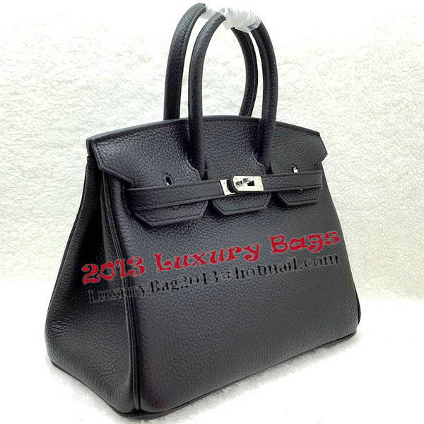 Hermes Birkin 25CM Tote Bag Original Leather H25T Black