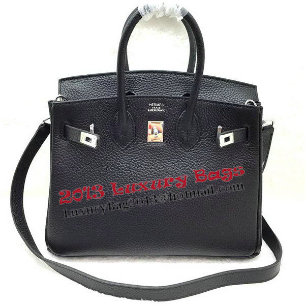 Hermes Birkin 25CM Tote Bag Original Leather H25T Black