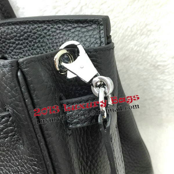 Hermes Birkin 25CM Tote Bag Original Leather H25T Black