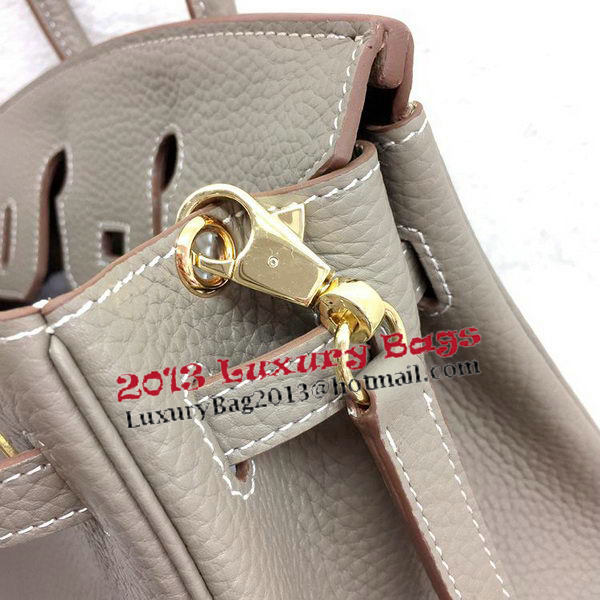 Hermes Birkin 25CM Tote Bag Original Leather H25T Grey