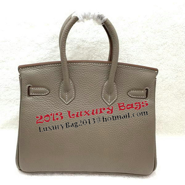 Hermes Birkin 25CM Tote Bag Original Leather H25T Grey