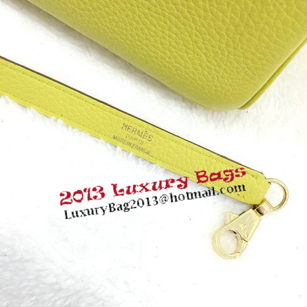 Hermes Birkin 25CM Tote Bag Original Leather H25T Lemon