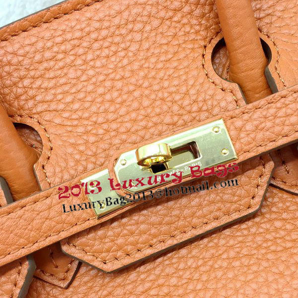 Hermes Birkin 25CM Tote Bag Original Leather H25T Orange