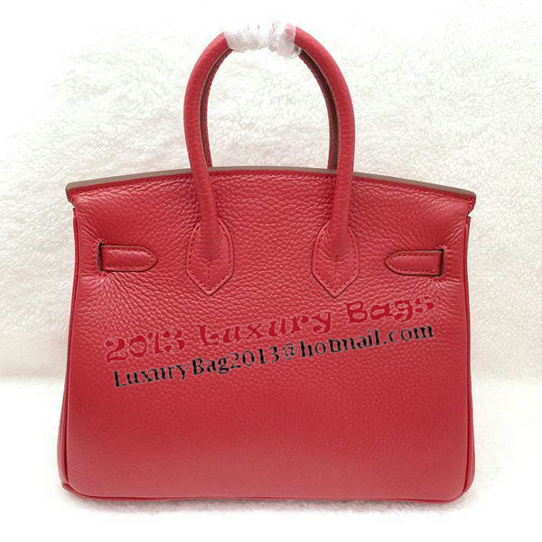 Hermes Birkin 25CM Tote Bag Original Leather H25T Red