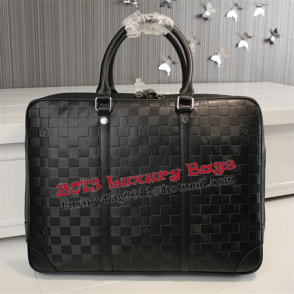 Louis Vuitton Damier Infini Porte-Documents N41146 Black