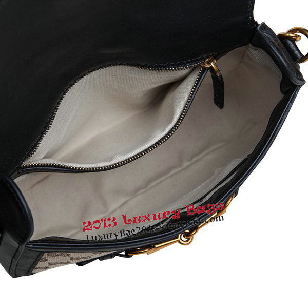 Gucci Lady Web Original GG Canvas Shoulder Bags 383848 Black