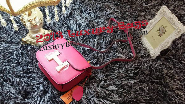 Hermes Constance Bag Litchi Leather H9999L Rose