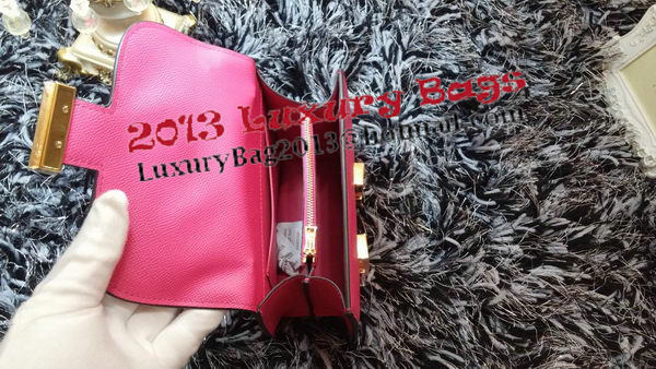Hermes Constance Bag Litchi Leather H9999L Rose
