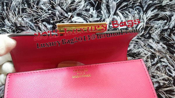 Hermes Constance Bag Litchi Leather H9999L Rose