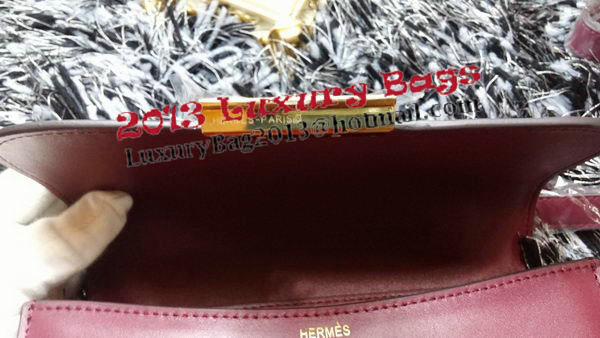 Hermes Constance Bag Smooth Leather H9998S Burgundy