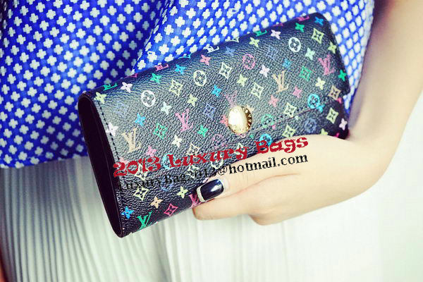 Louis Vuitton M60734 Monogram Multicolore Sarah Wallet