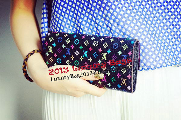 Louis Vuitton M60734 Monogram Multicolore Sarah Wallet