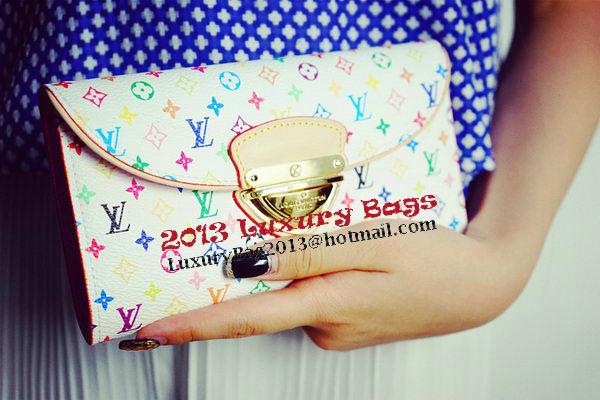Louis Vuitton Monogram Multicolore Eugenie Wallet M60123 Louis Vuitton Monogram Multicolore Eugenie Wallet M60123