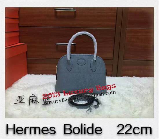 Hermes Bolide 21CM Calfskin Leather Tote Bag HB21C