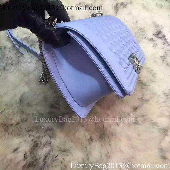 Boy Chanel Flap Shoulder Bag Original Sheepskin A64375 Lavender