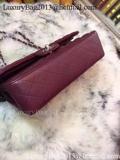 Chanel 2.55 Series Flap Bag Original Sheepskin Leather A09765 Burgundy