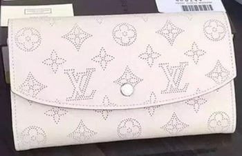 Louis Vuitton Mahina Leather IRIS Wallet M60144 OffWhite