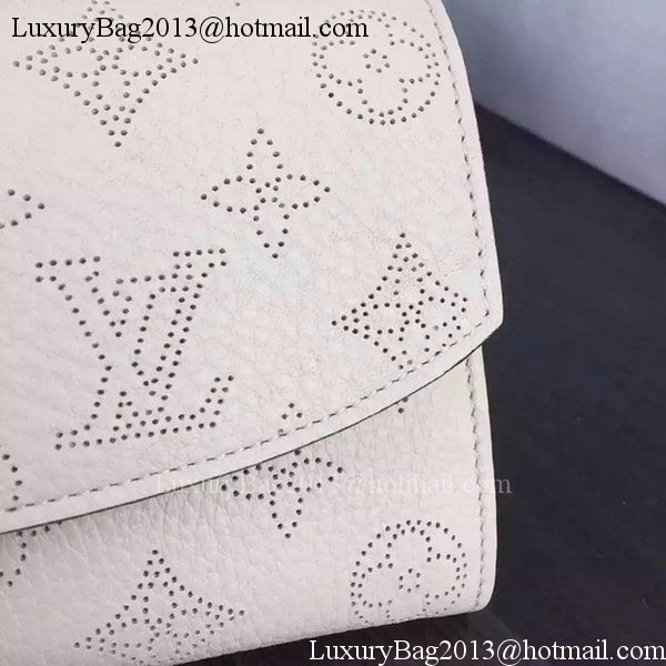 Louis Vuitton Mahina Leather IRIS Wallet M60144 OffWhite