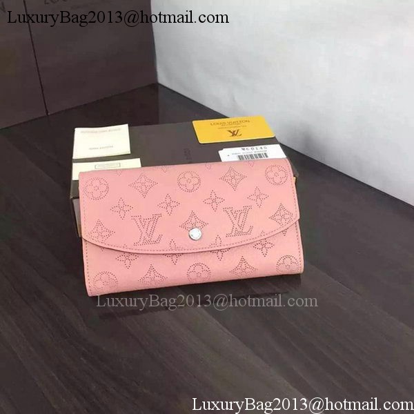 Louis Vuitton Mahina Leather IRIS Wallet M60144 Pink