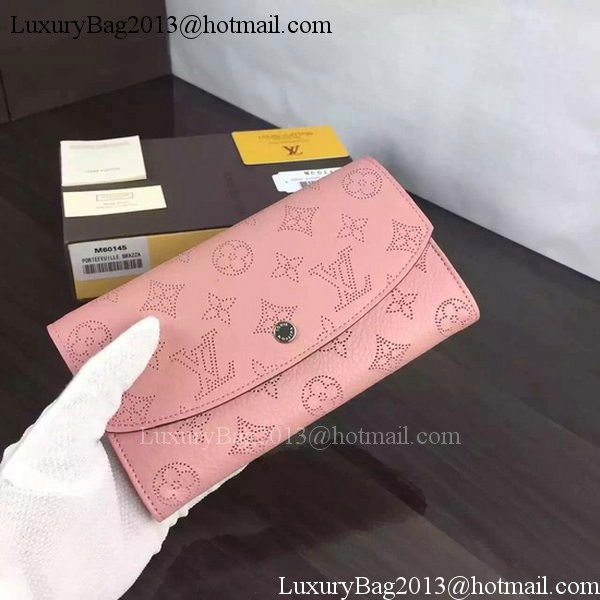 Louis Vuitton Mahina Leather IRIS Wallet M60144 Pink