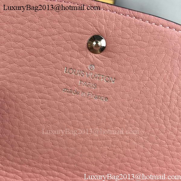 Louis Vuitton Mahina Leather IRIS Wallet M60144 Pink