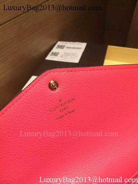 Louis Vuitton Monogram Empreinte Josephine Wallet M61369 Rose