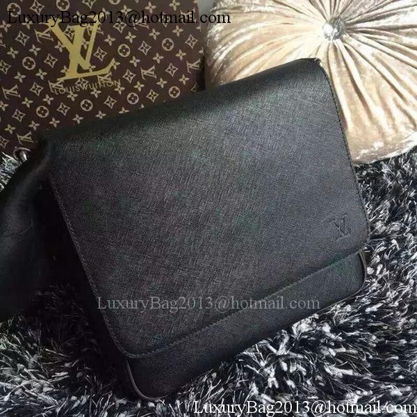 Louis Vuitton Taiga Leather Roman PM M32824 Black