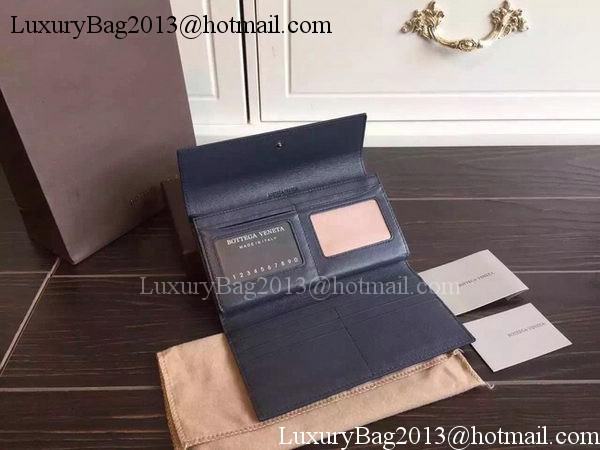 Bottega Veneta Intrecciato Nappa Tri-Flod Wallet BV150507 Royal