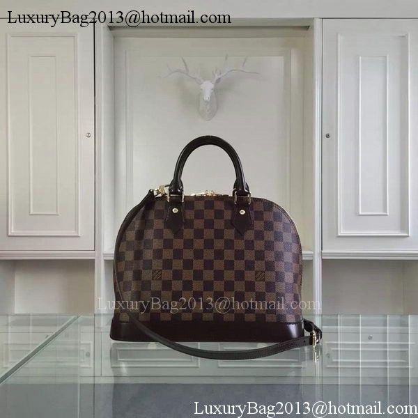 Louis Vuitton Damier Ebene Canvas ALMA MM Bag N41247