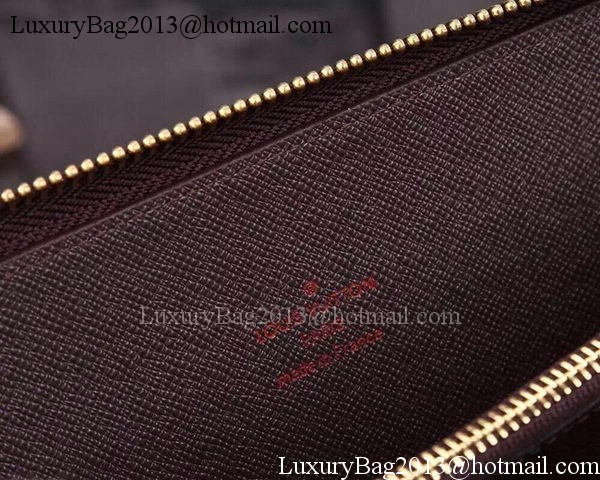 Louis Vuitton Damier Ebene Canvas Zippy Insolite Wallets N61723