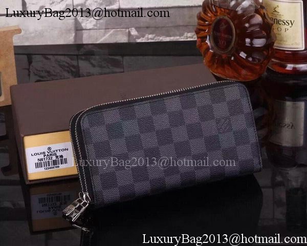 Louis Vuitton Damier Graphite Canvas Zippy Insolite Wallets N61723