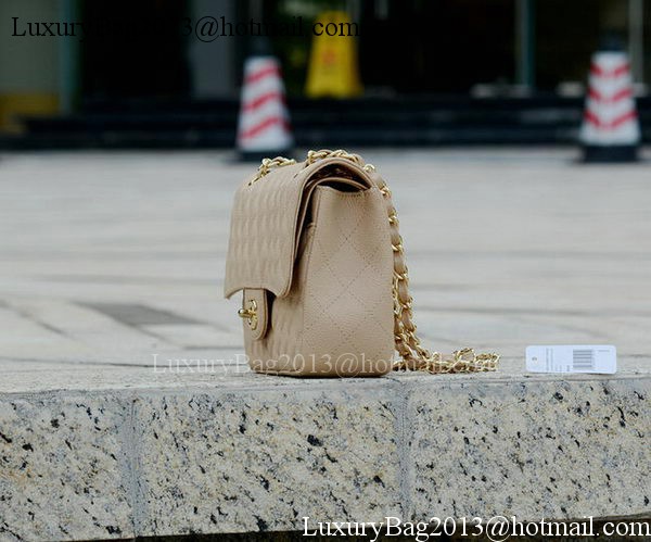 Chanel 2.55 Series Flap Bag Apricot Cannage Pattern A1112 Gold