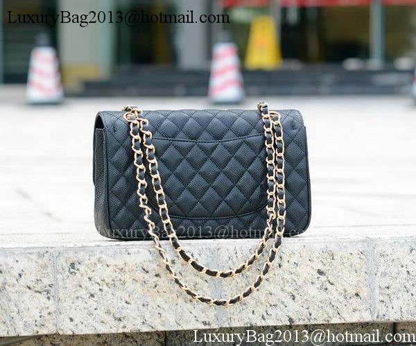 Chanel 2.55 Series Flap Bag Black Cannage Pattern A1112 Silver