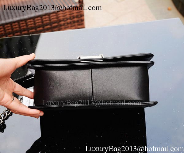 Chanel Boy Flap Shoulder Bags Sheepskin Leather A67086 Black