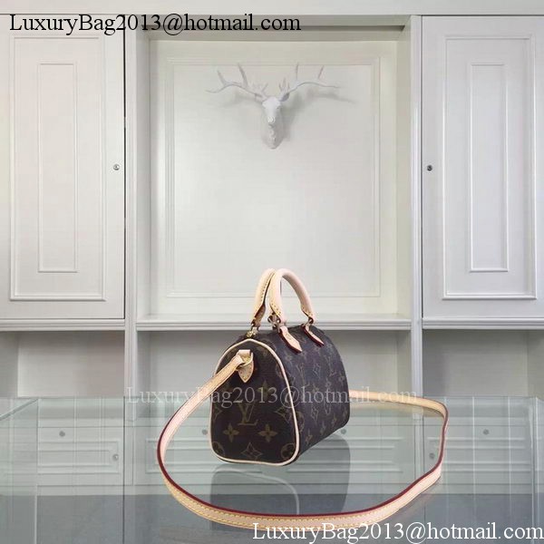 Louis Vuitton Monogram Canvas NANO SPEEDY M61252