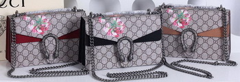 Gucci 400235 Dionysus Blooms Print Shoulder Bag