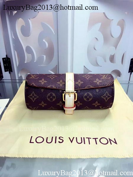 Louis Vuitton Monogram Canvas 3 WATCH CASE M47530